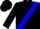 BLACK, Black 'PAX',on Blue Sash