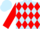 LIGHT BLUE & RED DIAMONDS, red sleeves, light blue cap