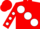 Red, large White spots, Red sleeves, White spots