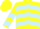 Yellow, Light Blue Chevrons