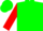 Hunter Green, Red Sleeves