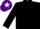 BLACK, purple cap, white star
