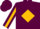 Maroon, 'BC' on Gold Diamond,Gold Diamond Stripe on Sleeves