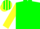 Green and Yellow Halves, Green Stripes on Yellow Sleeves