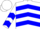 White, Blue Chevrons, Blue Chevrons on Sleeves