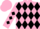 PINK, Black 'STS' in Diamonds, Black Diamonds on Slvs