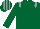 DARK GREEN, grey epaulettes, striped cap