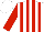 White, Red Stripes, Red Sleeves