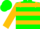 Hunter Green, Gold Epaulets, Gold Hoops on Sleeves