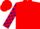 Red, purple and red check sleeves