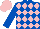 ROYAL BLUE & PINK DIAMONDS, pink cap