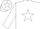 Navy, White Star, White Sleeves