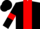 Black, Red stripe and armlets
