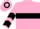 Pink, Black Hoop, Black Chevrons on Sleeves