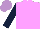 Lilac, Dark Blue sleeves, Mauve cap