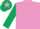 Mauve, Dark Green sleeves, Dark Green cap, Mauve star