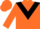 Orange, Black chevron