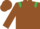 Brown, Emerald Green epaulets