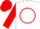 White, Red Circle, Red Circle on Sleeves, Red Cap