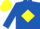 Royal Blue, Yellow diamond, Yellow cap