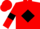 Red, Black diamond and armlets