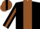 Black, Brown stripe