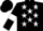 Black, White stars and armlets