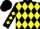 Black and Yellow Diamonds