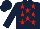 Dark Blue, Red stars
