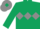 Dark Green, Grey triple diamond, Grey cap, Dark Green diamond