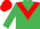 Emerald Green, Red chevron, Red cap