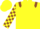 Yellow, Brown epaulets, Brown and Yellow check sleeves