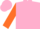 Neon Pink, Two Orange Hoops, Two Pink Hoops, Orange Sleeves