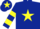 Dark Blue, Yellow star, hooped sleeves and star on cap