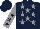 Dark Blue, Grey stars, Grey sleeves, Dark Blue stars