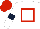 White, Red hollow box, White sleeves, Dark Blue armlets, Red cap