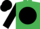 Emerald Green, Black disc, sleeves and cap