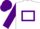 White, Purple hollow box, sleeves and cap