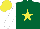 Dark Green, Yellow star, White sleeves, Yellow cap