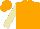 Orange, Beige sleeves