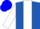 Royal Blue, Red SC on White Panel, Red Band on White Sleeves, Blue Cap
