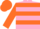 Neon Pink, Two Orange Hoops, Orange Sleeves, Two Pink Hoops, Orange Cap, Pink Band