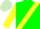 Green, Yellow sash and sleeves, Light Green cap