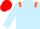 Light Blue, Orange epaulets, Red cap