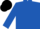 Royal blue, Black cap