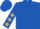 Royal Blue, Beige stars on sleeves