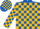 Royal Blue and Gold Blocks