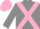 Grey, pink cross belts, pink cap
