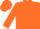 Orange, White Circled 'H', Orange Cap