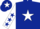 Dark Blue, White star, White sleeves, Dark Blue stars, Dark Blue cap, White star